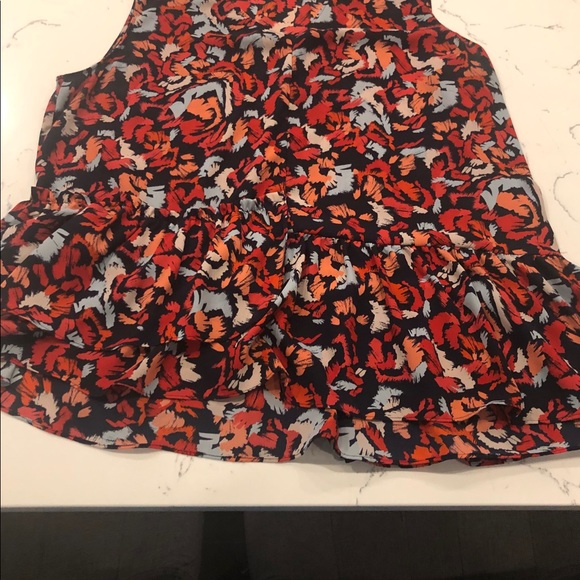 Halogen Top - with drop ruffle waist - XL - Picture 2 of 6